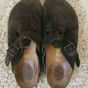 Birkenstock Suede Clogs